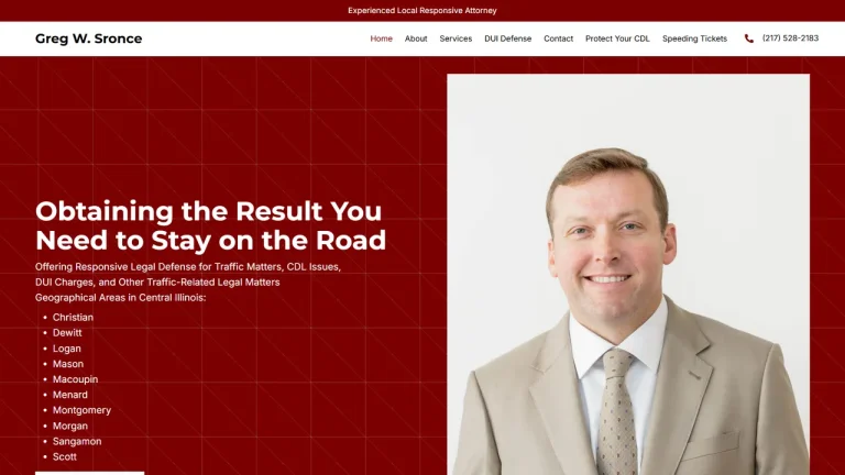 Attorney Greg W. Sronce - Springfield, IL - Attorney in Springfield, IL