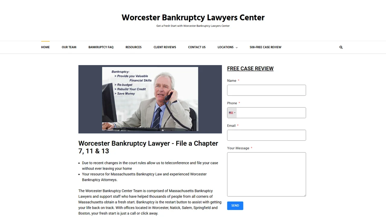 Worcester Bankruptcy Center - Worcester, MA office in Worcester, Massachusetts