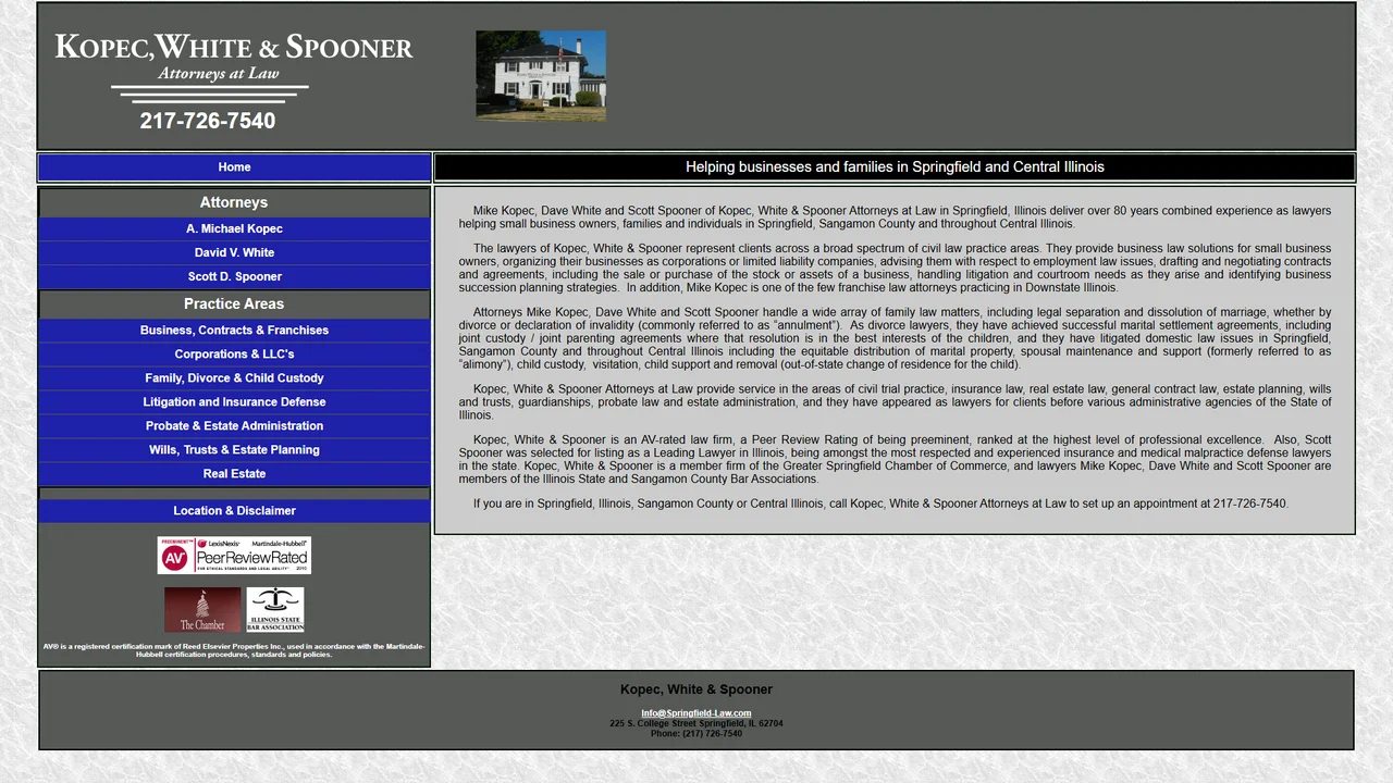 Kopec, White & Spooner - Springfield, IL office in Springfield, IL, Illinois