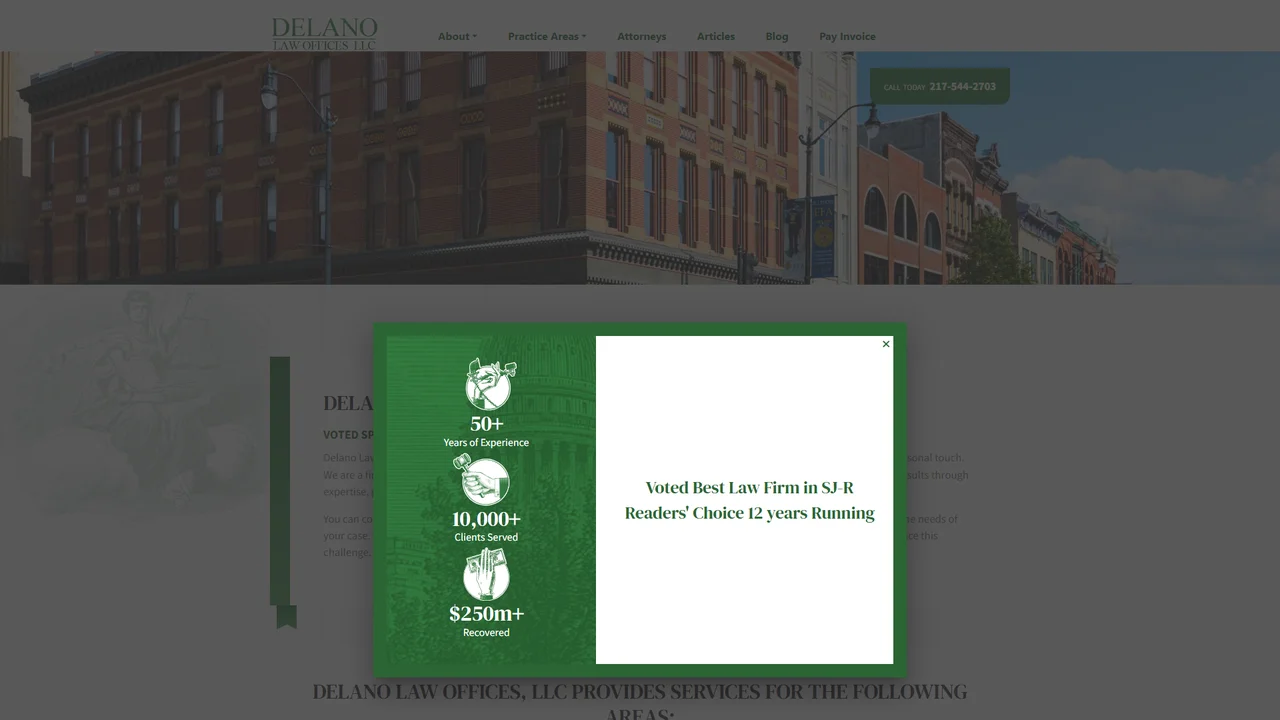 Delano Law Offices - Springfield, IL office in Springfield, IL, Illinois