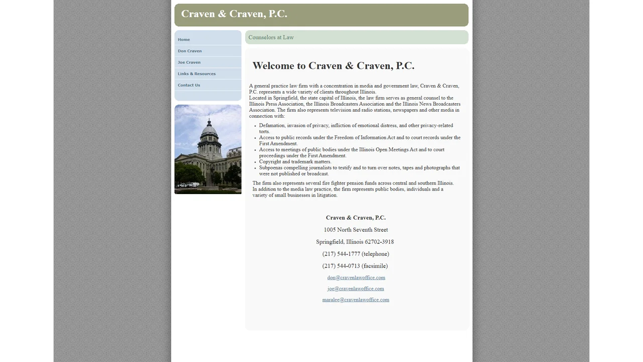 Donald M. Craven, P.C. - Springfield, IL office in Springfield, IL, Illinois