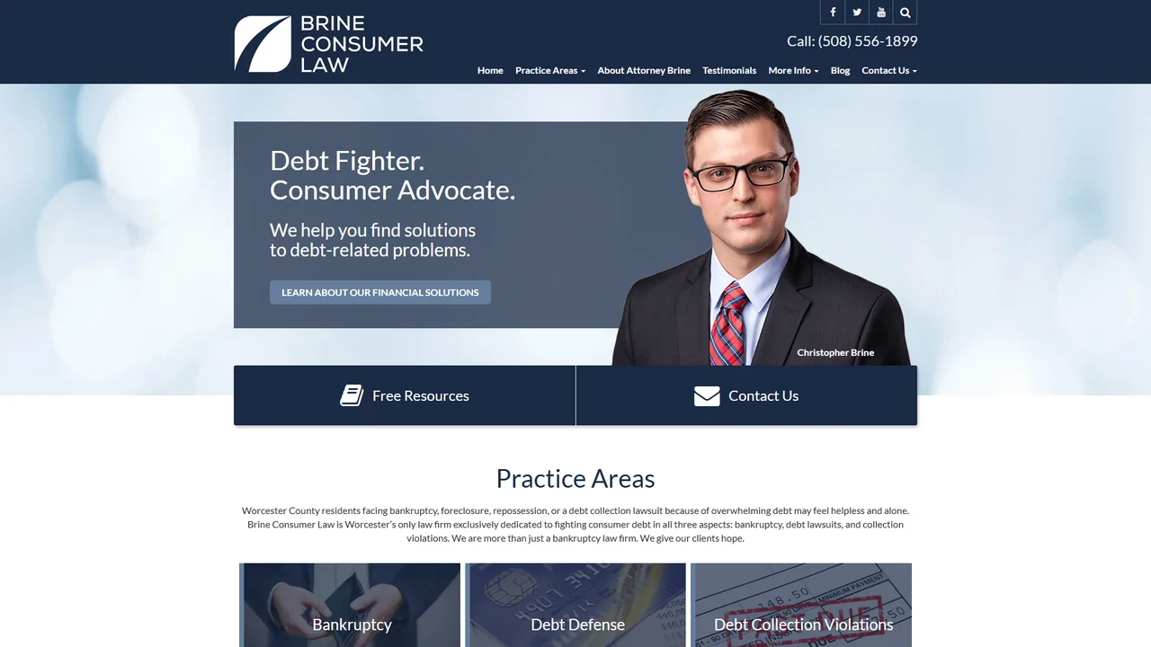 Brine Consumer Law - Worcester, MA office in Worcester, Massachusetts