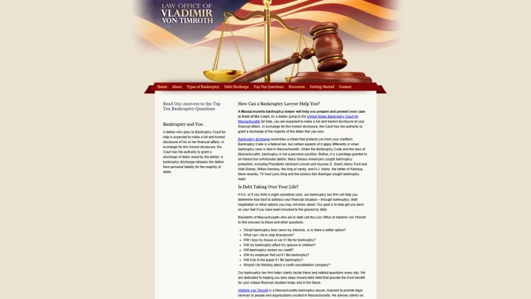 Law Office of Vlad Von Timroth - Worcester, MA - Attorney in Worcester