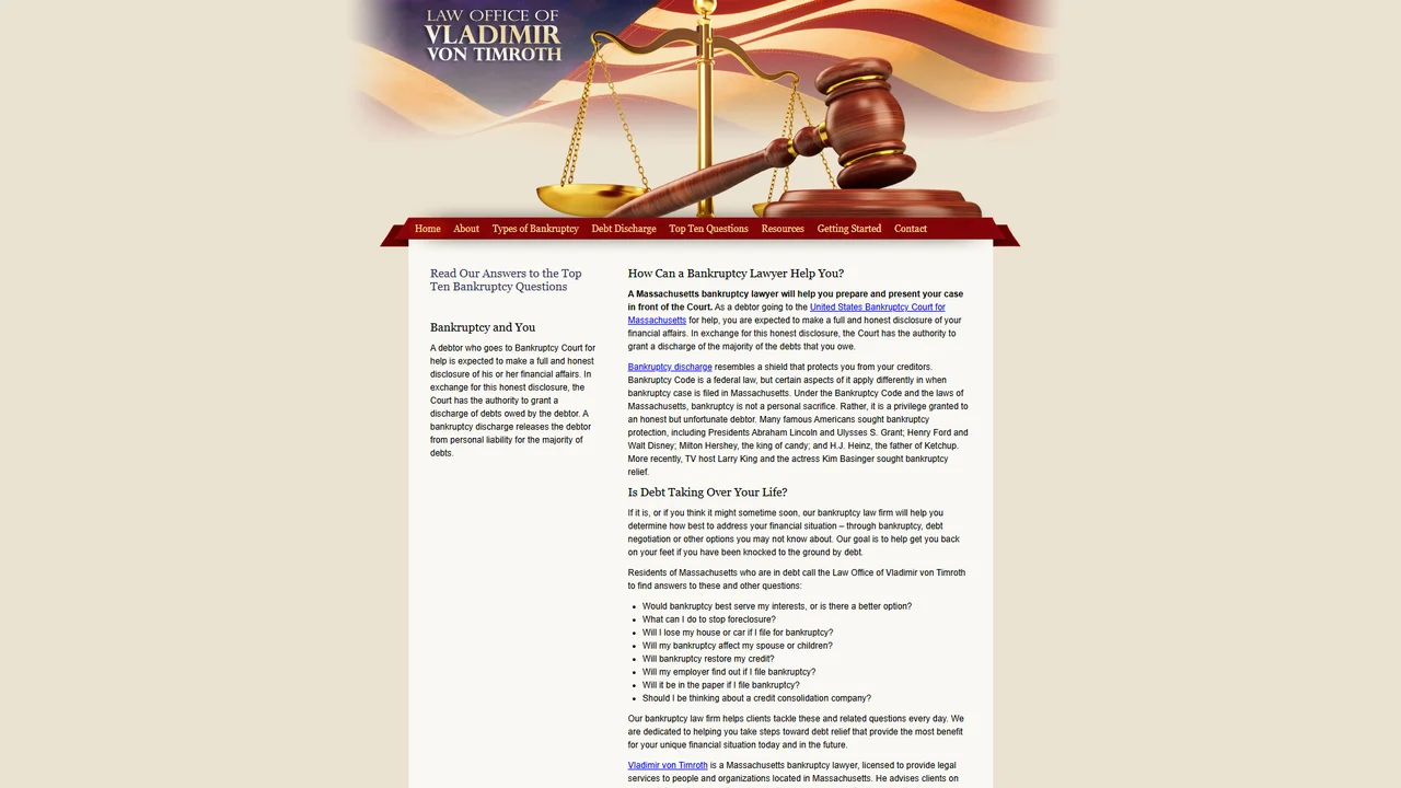 Law Office of Vlad Von Timroth - Worcester, MA office in Worcester, Massachusetts