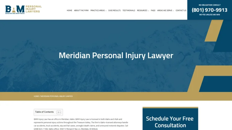 BAM Personal Injury Lawyers - Meridian, ID - Attorney in Meridian
