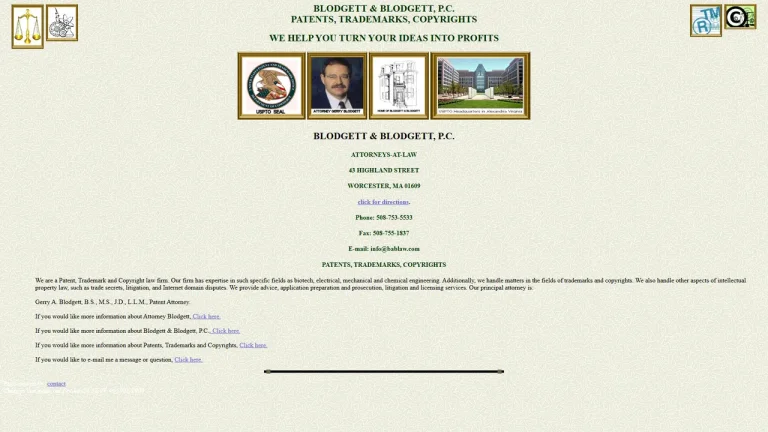 Blodgett & Blodgett PC - Worcester, MA - Attorney in Worcester