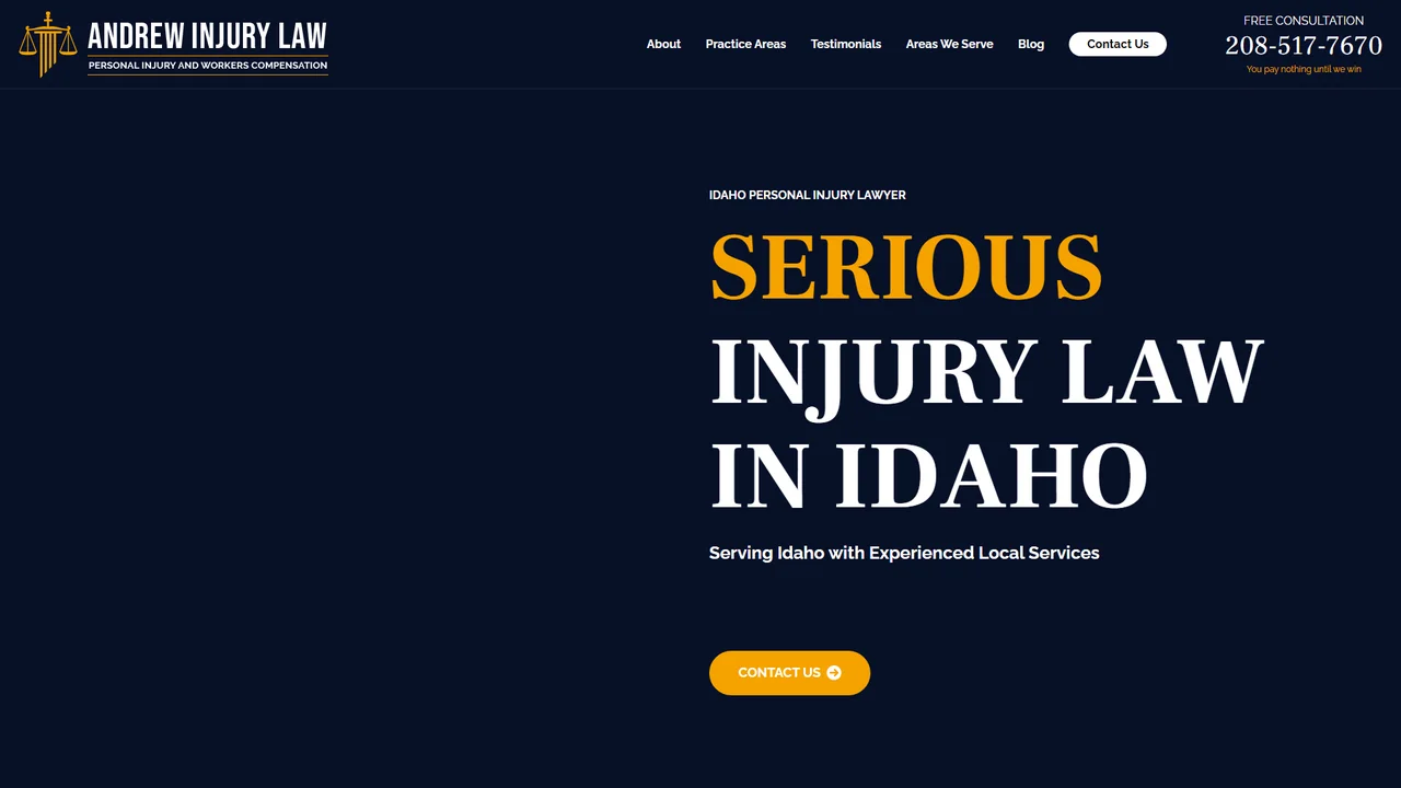 Andrew Injury Law PC - Meridian, ID office in Meridian, Idaho
