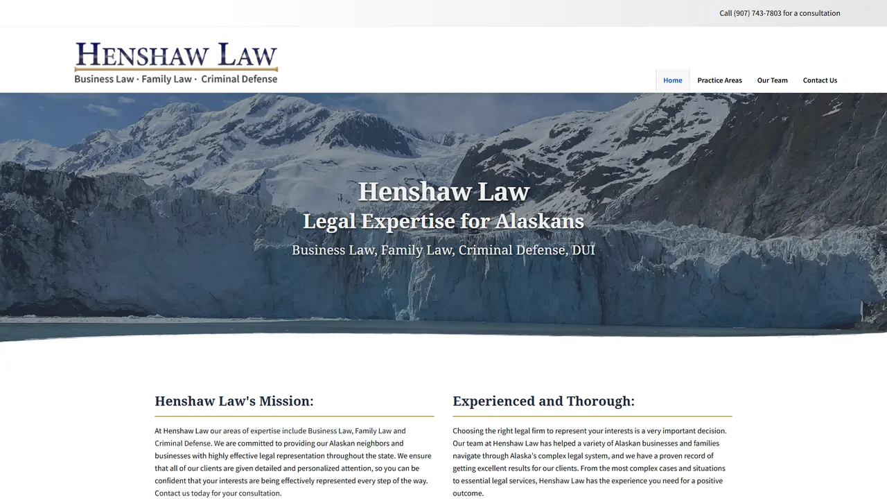 Henshaw Law - Anchorage, AK office in Anchorage, Alaska