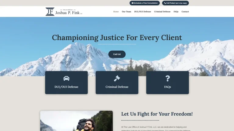 The Law Office of Joshua P. Fink, LLC - Anchorage, AK - Attorney in Anchorage