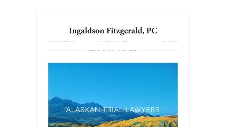 Ingaldson Fitzgerald PC - Anchorage, AK - Attorney in Anchorage