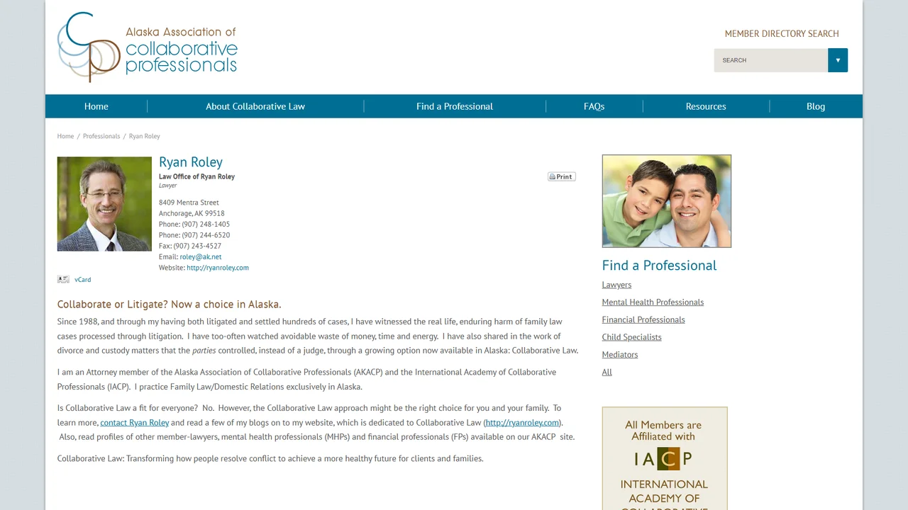 Family Law Office of Ryan R Roley - Anchorage, AK office in Anchorage, Alaska