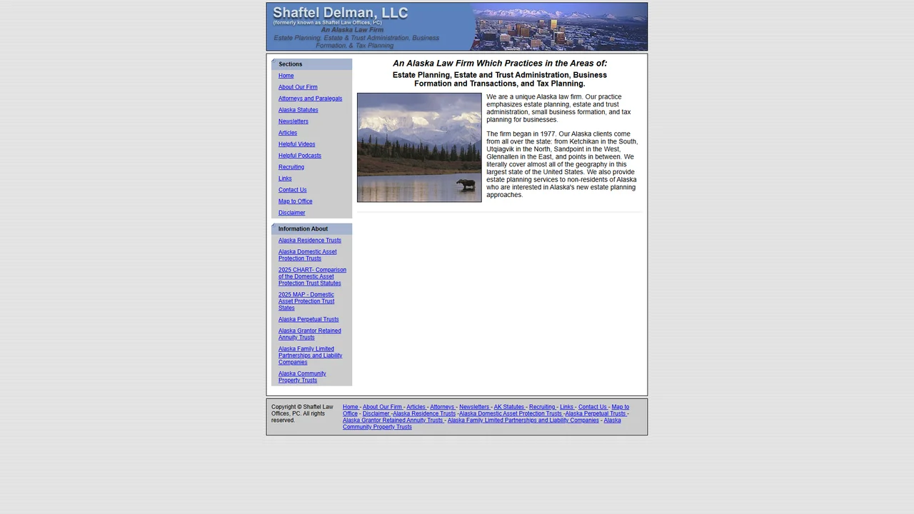Shaftel Law Offices, PC - Anchorage, AK office in Anchorage, Alaska