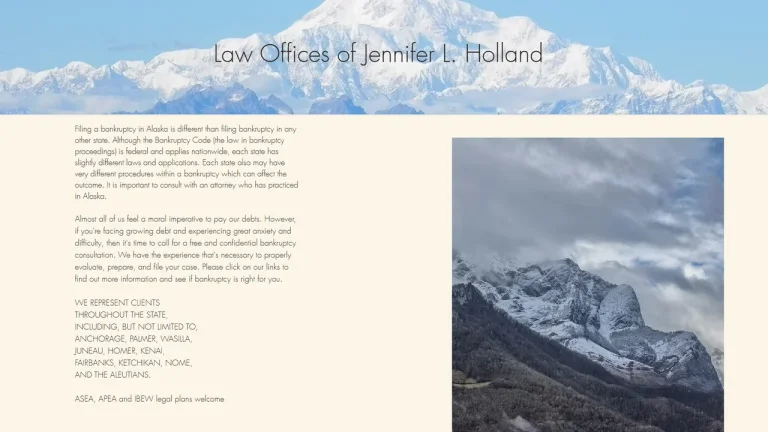 Law Offices of Jennifer L. Holland - Anchorage, AK - Attorney in Anchorage