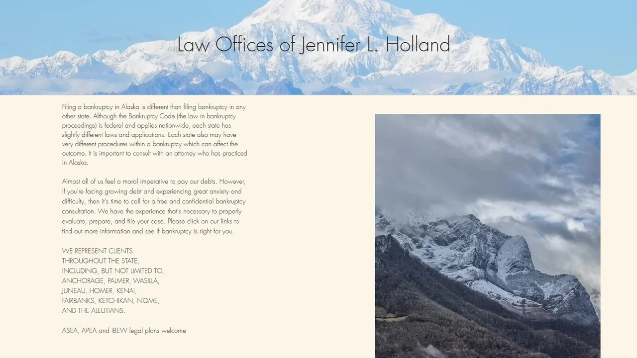 Law Offices of Jennifer L. Holland - Anchorage, AK office in Anchorage, Alaska