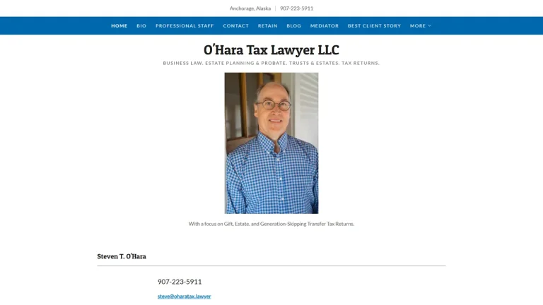 OHara Tax Lawyer LLC - Anchorage, AK - Attorney in Anchorage