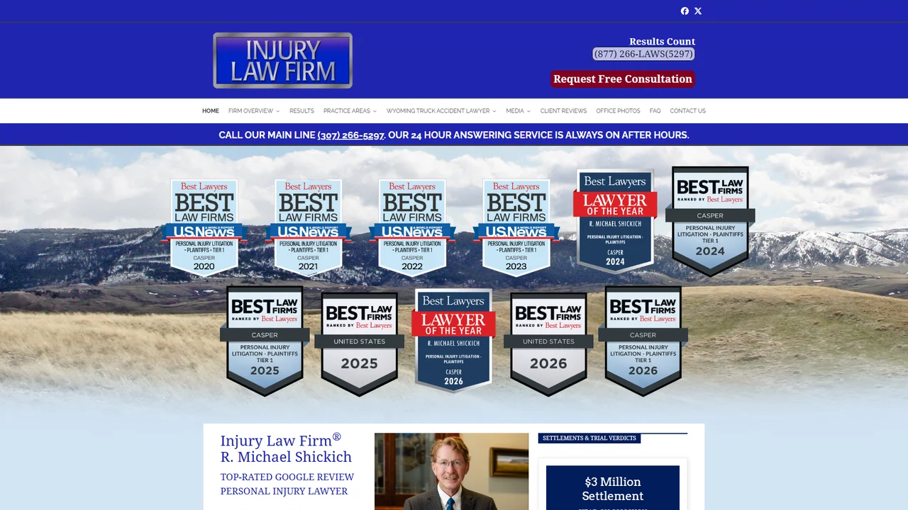 Injury Law Firm, R. Michael Shickich - Casper, WY office in Casper, Wyoming