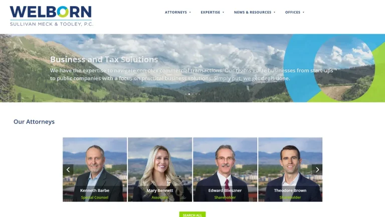 Welborn Sullivan Meck & Tooley, P.C. - Casper, WY - Attorney in Casper