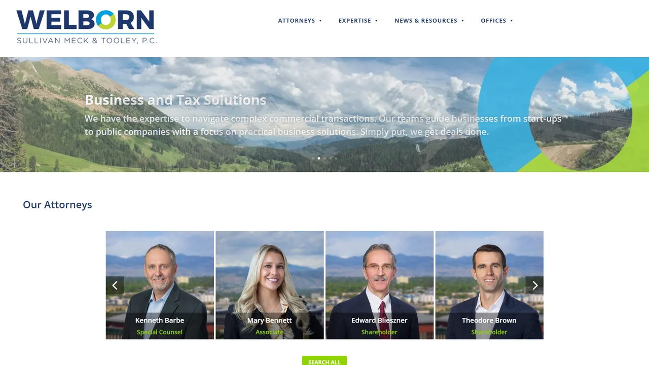 Welborn Sullivan Meck & Tooley, P.C. - Casper, WY office in Casper, Wyoming