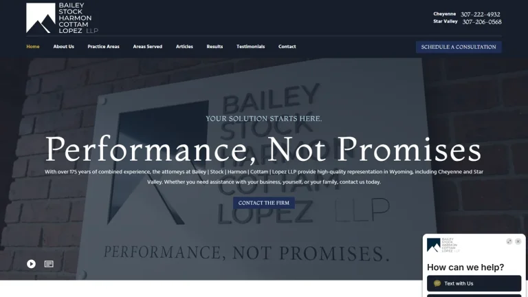 Bailey Stock & Harmon - Casper, WY - Attorney in Casper