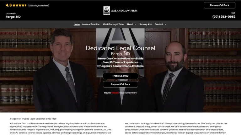 Aaland Law Firm - Fargo, ND - Attorney in Fargo