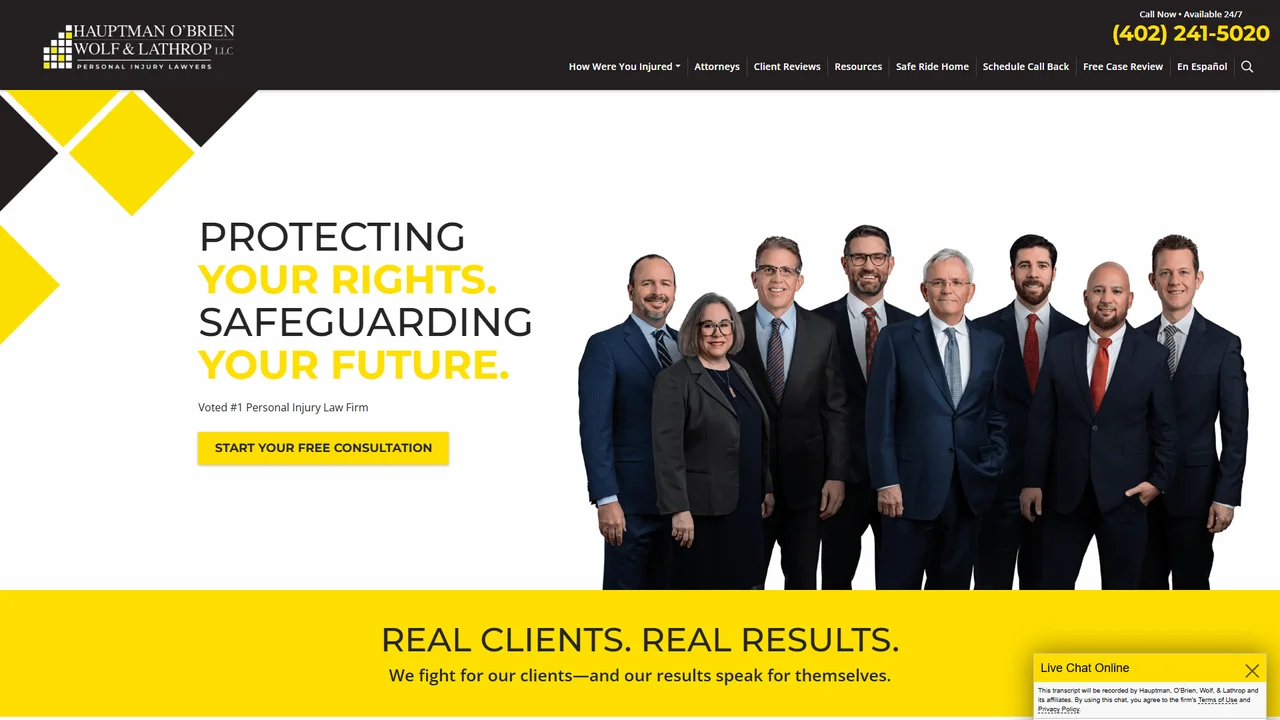 Hauptman, O'Brien Personal Injury Lawyers - Omaha, NE office in Omaha, Nebraska