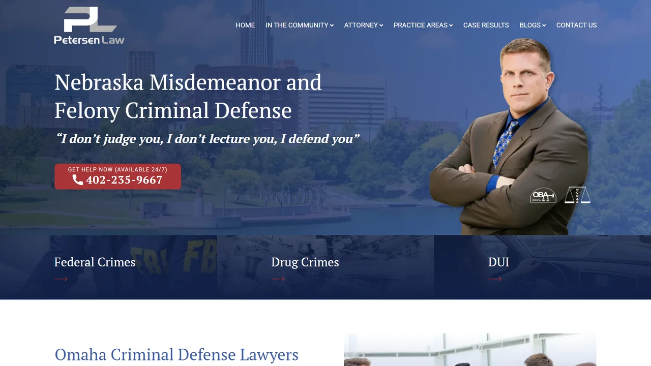 Petersen Criminal Defense Law - Omaha, NE office in Omaha, Nebraska