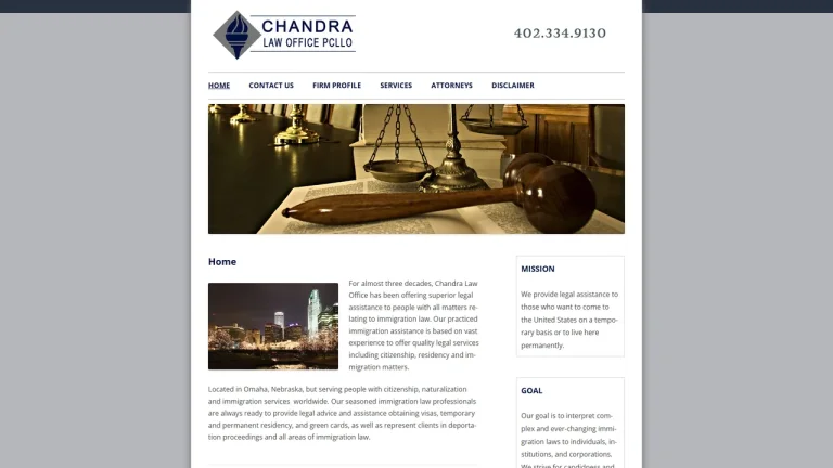 Chandra Law Office, PCLLO - Omaha, NE - Attorney in Omaha