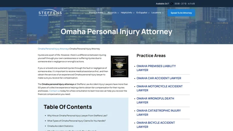 Steffens Law Accident Injury Lawyers - Omaha, NE - Attorney in Omaha