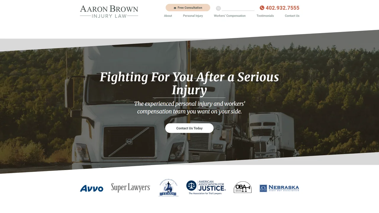 Aaron Brown Injury Law - Omaha, NE office in Omaha, Nebraska