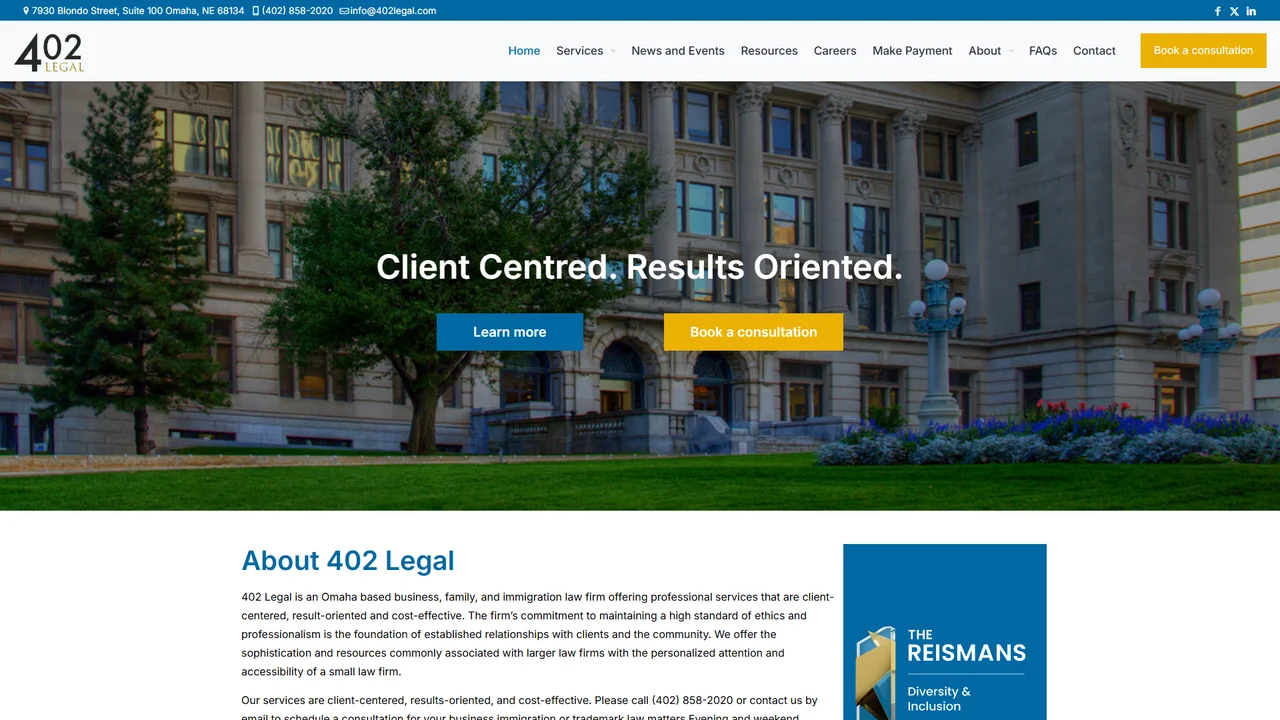 402 Legal - Omaha, NE office in Omaha, Nebraska