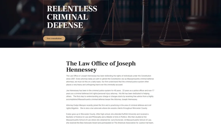 Law Office of Joseph Hennessey - Worcester, MA - Attorney in Worcester