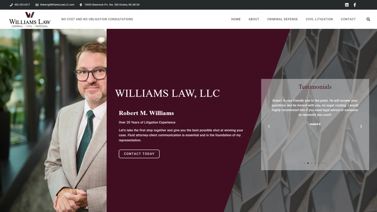 Williams Law, LLC - Omaha, NE office in Omaha, Nebraska
