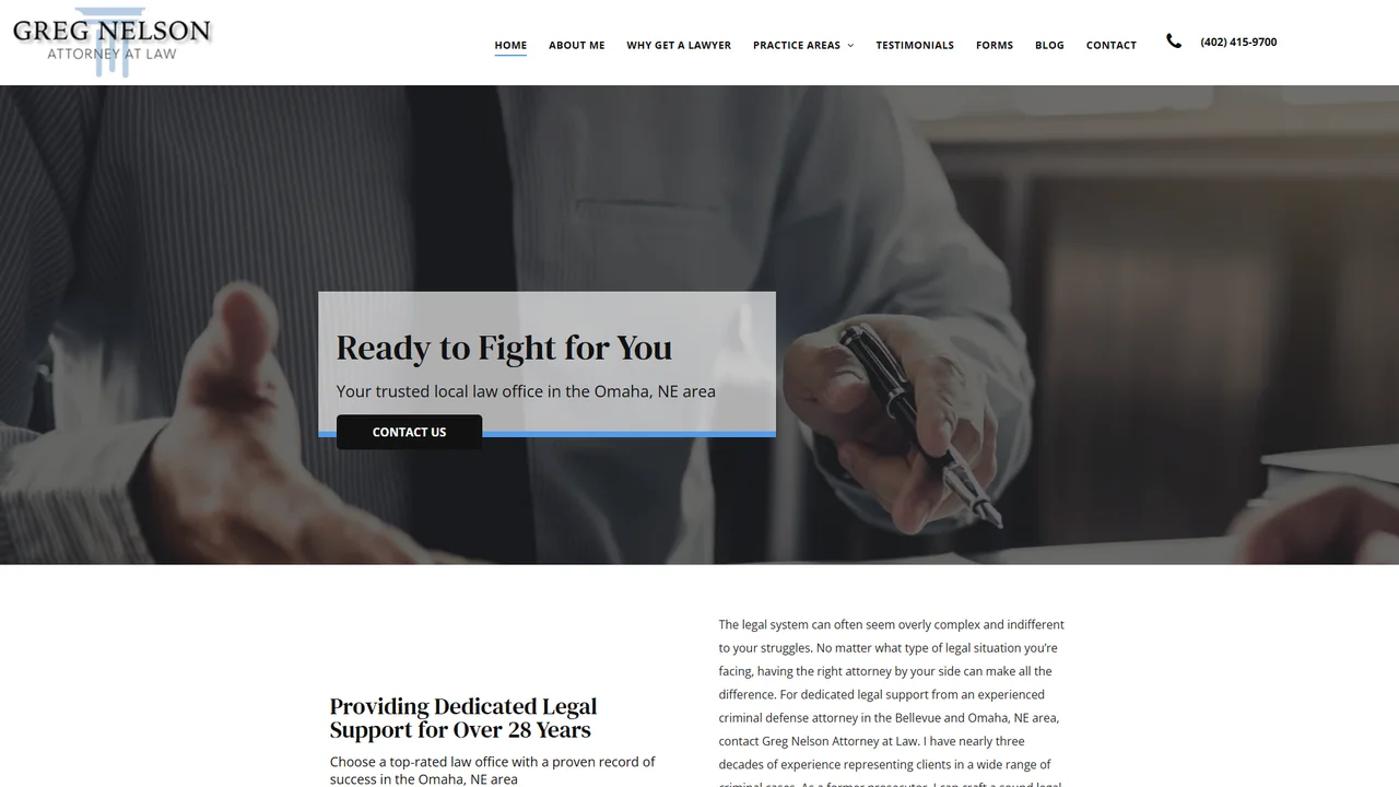 Greg Nelson Attorney at Law - Omaha, NE office in Omaha, Nebraska