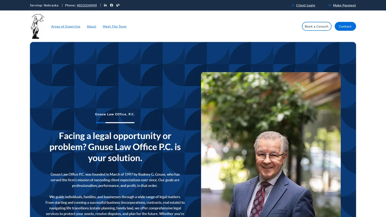 Gnuse Law Office, P.C. - Omaha, NE office in Omaha, Nebraska