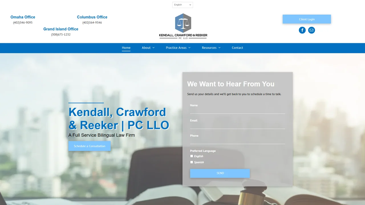 Kendall, Crawford & Reeker PC LLO - Omaha, NE office in Omaha, Nebraska