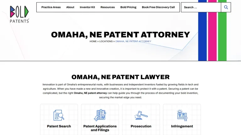 Bold Patents Law Firm - Omaha, NE - Attorney in Omaha
