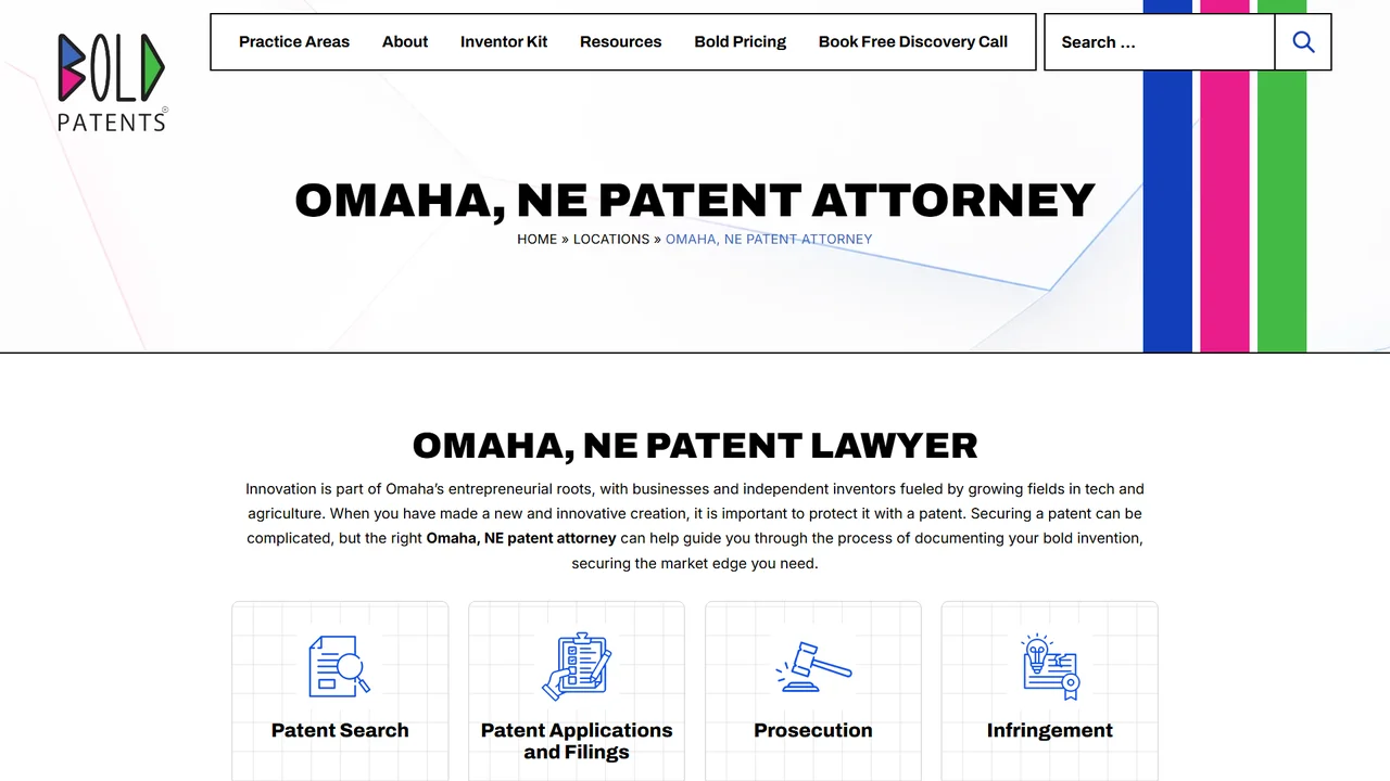 Bold Patents Law Firm - Omaha, NE office in Omaha, Nebraska