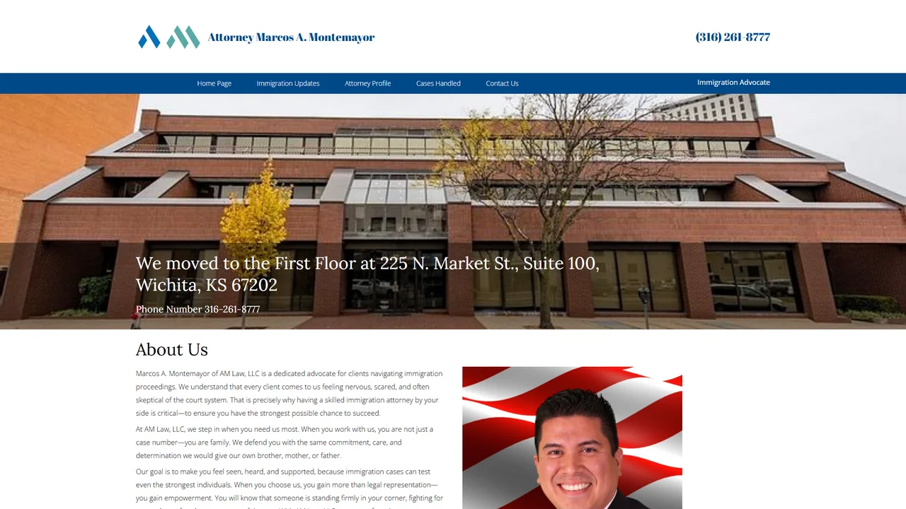 Marcos A. Montemayor Attorney at Law - Wichita, KS office in Wichita, Kansas