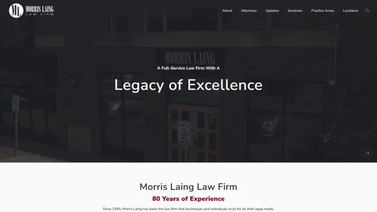 Morris Laing Evans Brock & Kennedy Chartered - Wichita, KS - Attorney in Wichita