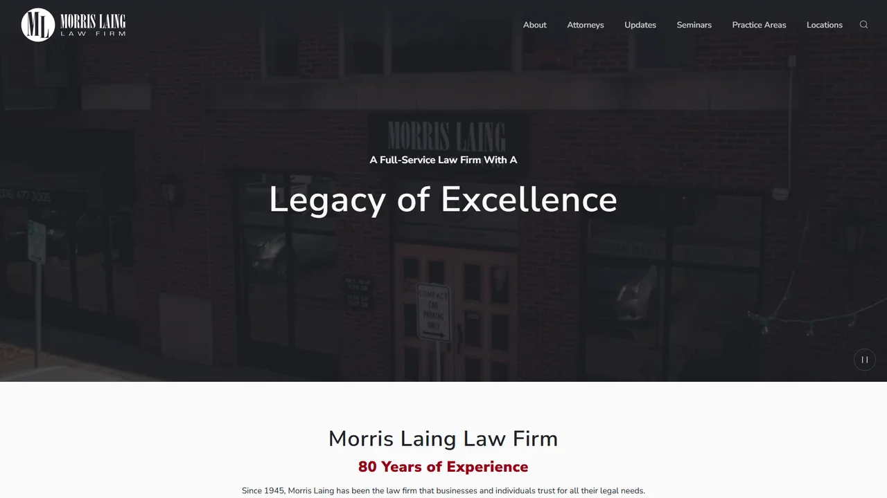 Morris Laing Evans Brock & Kennedy Chartered - Wichita, KS office in Wichita, Kansas