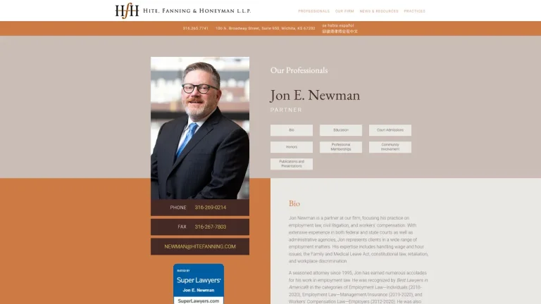 Jon E. Newman - Wichita, KS - Attorney in Wichita