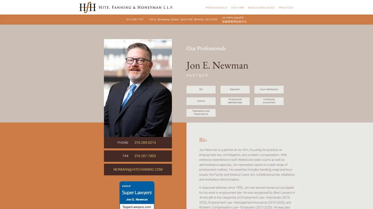 Jon E. Newman - Wichita, KS office in Wichita, Kansas