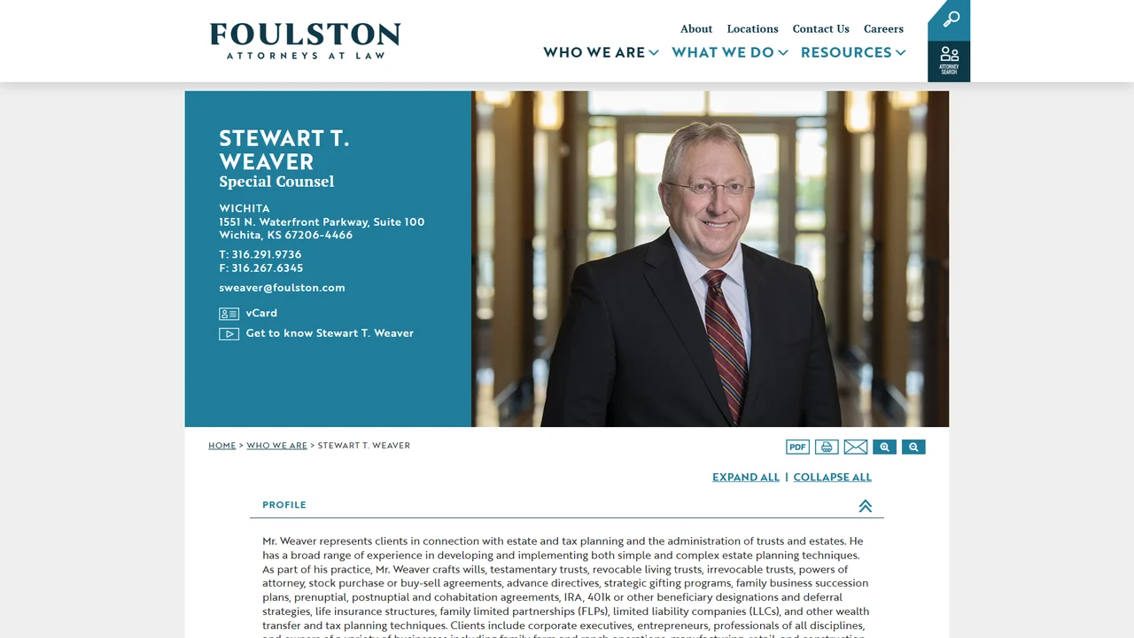 Stewart T. Weaver - Wichita, KS office in Wichita, Kansas