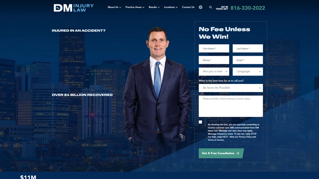 DM Injury Law - Kansas City, MO office in Kansas City, MO, Missouri