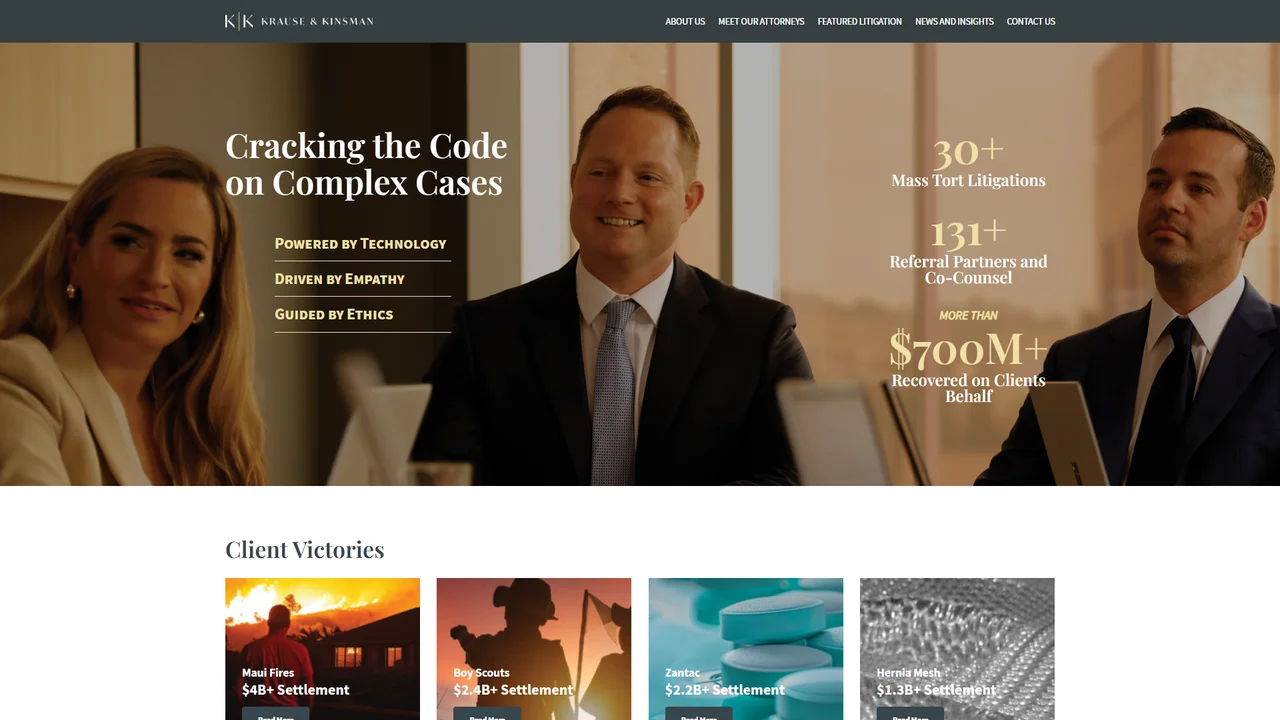 Krause & Kinsman Law Firm - Kansas City, MO office in Kansas City, MO, Missouri