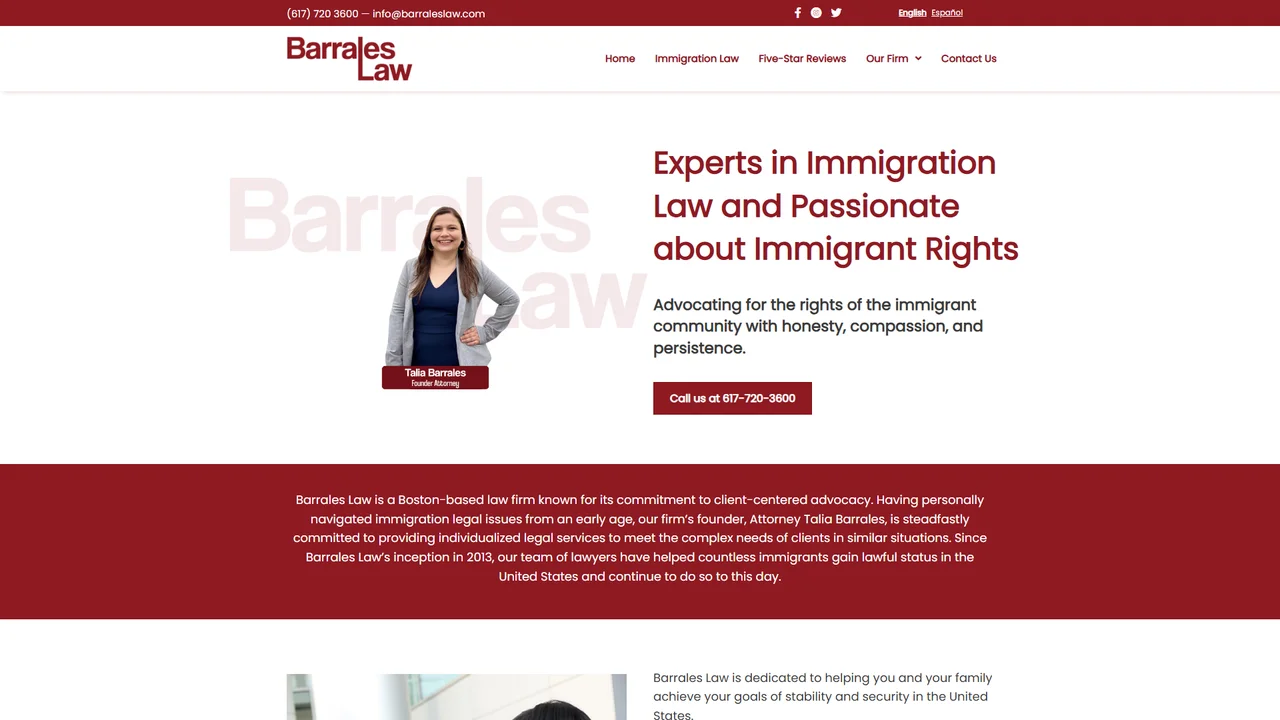 Barrales Law Massachusetts Immigration Attorneys - Boston, MA office in Boston, Massachusetts