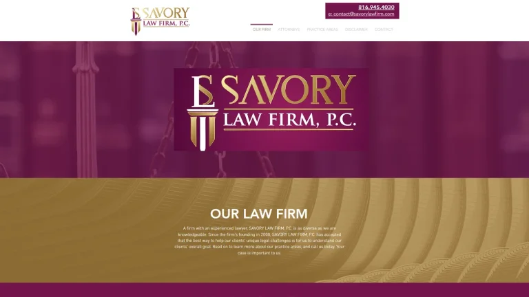 SAVORY LAW FIRM, P.C. - Kansas City, MO - Attorney in Kansas City, MO