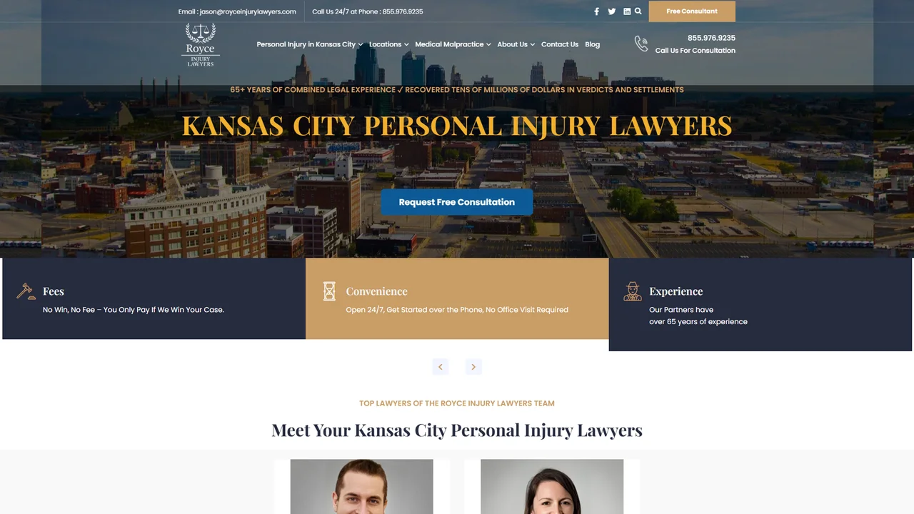 Royce Injury Lawyers - Kansas City, MO office in Kansas City, MO, Missouri