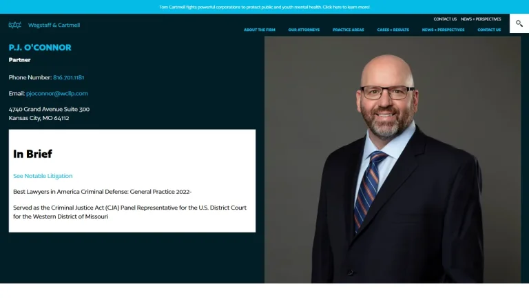 Attorney P.J. O'Connor - Kansas City, MO - Attorney in Kansas City, MO