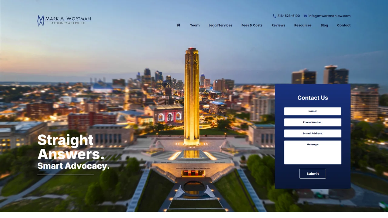 Mark A. Wortman, Attorney at Law, LC - Kansas City, MO office in Kansas City, MO, Missouri